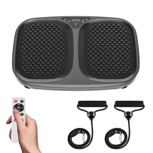Vibration Plate Fitness Platform Exercise Machine Vibrating Shaking Workout Full Body Shaker Vibrate Stand Shake Board Sport Gym Pad for Burner for Women Men