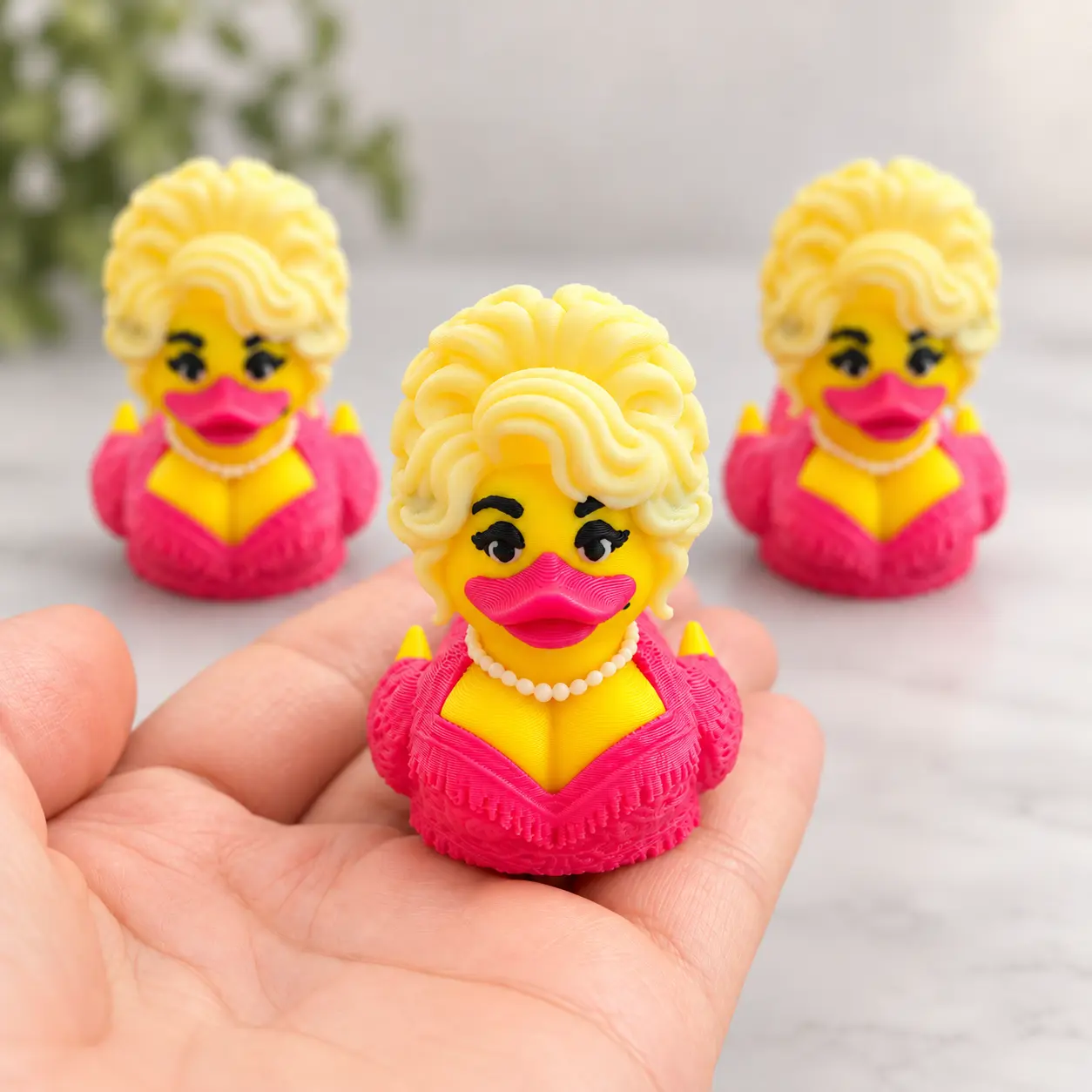 Dolly Duck, Dolly Parton Duck, Dolly Parton Figure, Dolly Duck Christmas, Dashboard Duck, Dolly Parton Gift, Country Music Gift, Music Gift