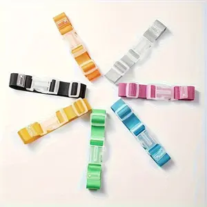 3-Piece Colorful Luggage Straps Set, Soft Straps, Adjustable Buckle Design, Durable Travel Outdoor Accessories, Travel Accessory, Travel Essentials, Suitable for Suitcases, Cars, Hiking Gear
