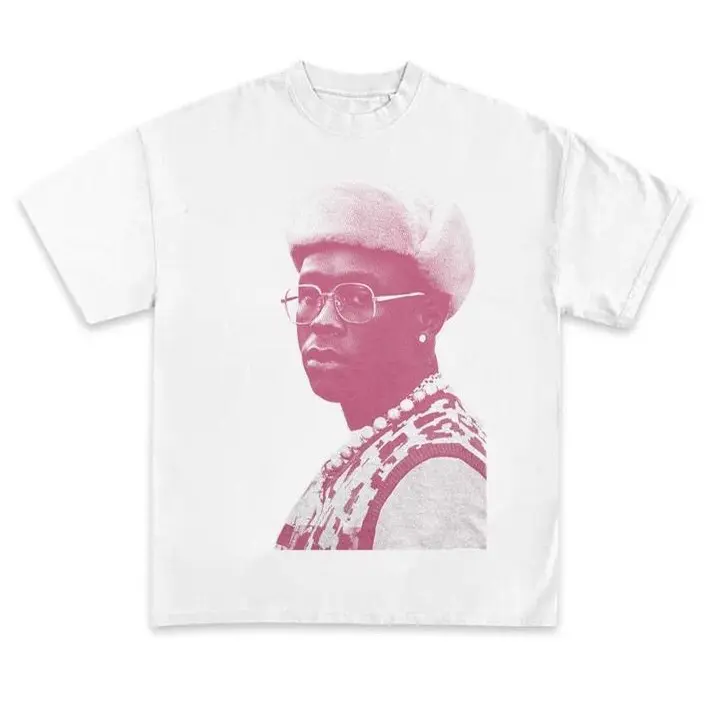 Tyler Men's T-Shirt with Pink Face Design - Top Pick for Fashionable Gents