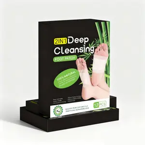 Foot Pads (36 PCS), Deep Cleansing Foot Patches with Bamboo Vinegar and Ginger Powder, Relieve Stress, Improve Sleep and Relaxation,36PCS Foot Detox Patches Pads Toxins Deep Cleansing Herbal Bamboo Organic Pad