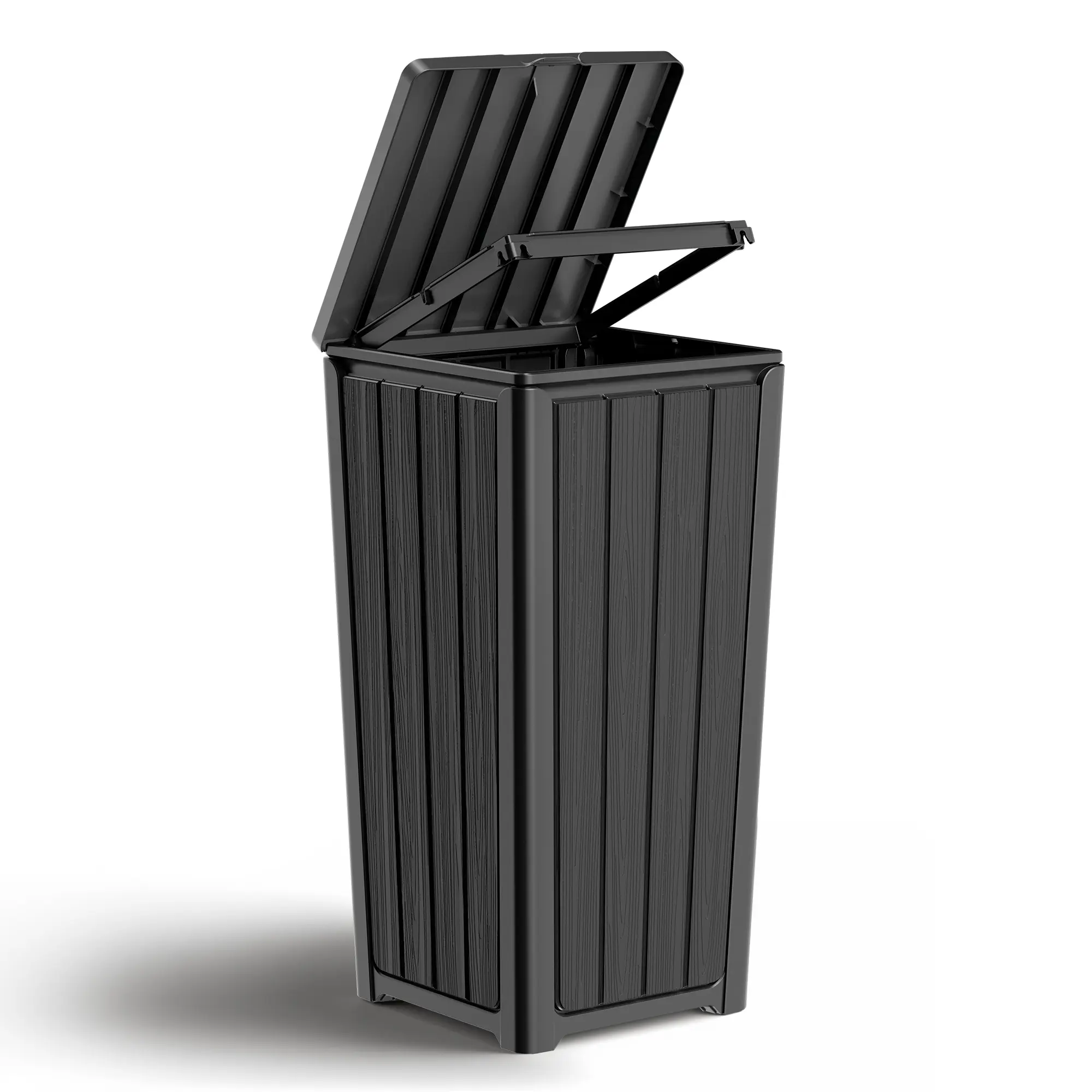 23-Gallon Waterproof Flip-Top Trash Can,Summervibes