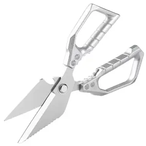 Professional Stainless Steel Kitchen Scissors with Ergonomic Handles Heavy Duty Meat Bone Cutter Anti-Pinch Anti-Slip Multi-Functional for Chefs Daily Use Gift Giving Shear
