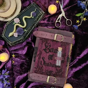 Book Of Shadows leather journal sketchbook