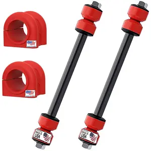 PAIR Front Sway Bar Stabilizer Links for Mountaineer Pickup Explorer Ranger Ram 1998-2010 K700542 K7275 K80080 Bushings Made In USA 29.5 MM Bar