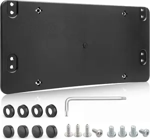 Rear License Plate Bracket for 2008-2023 Mercedes-Benz OE 1698170211 A0008101711 with Mounting Screws & Wrench Car Tag Holder Frame Replacement digital  license  plate