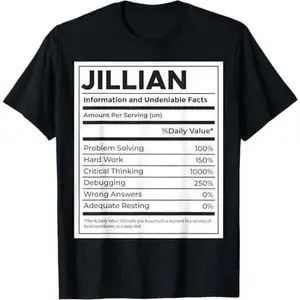 Jillian Nutrition Information, Problem Solving Hard Work T-Shirt