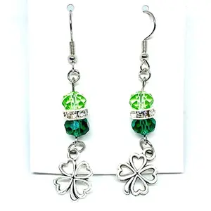 St. Patrick's Day Shamrock Earrings