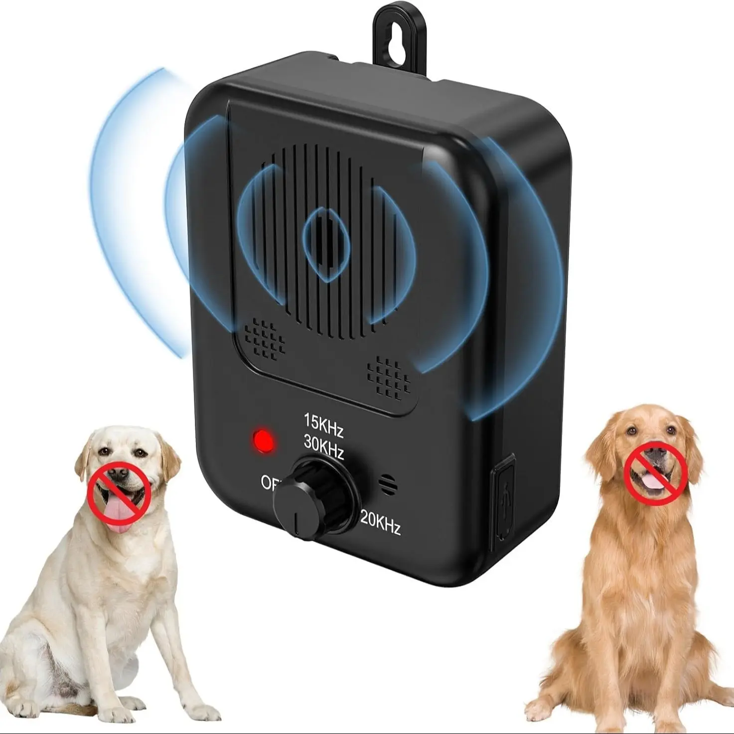 Outdoor Anti Barking Device, Ultrasonic Dog Barking Deterrent Devices, Rechargeable Dog Barking Control Device, Rechargeable Barking Dog Silencer, Bark Box Stop Neighbors Dog from Barking Outside
