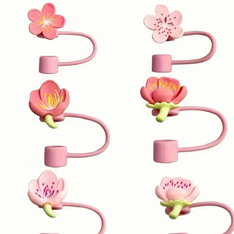 Pink Flowers (set of 6)