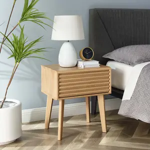 Modway Render End Table in Oak