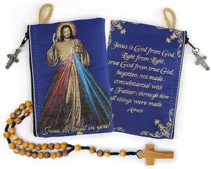 Rosary Pouch - Divine MercyIcon and Jesus is God from God Prayer