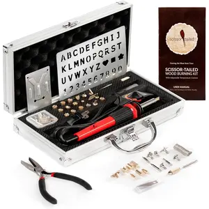 Wood Burning Kit 43PCS, Adjustable Temperature Pen With 36 Tips & Accessories, All In A Deluxe Storage Case - Complete Gift For Effortlessly Mastering The Art Of Pyrography