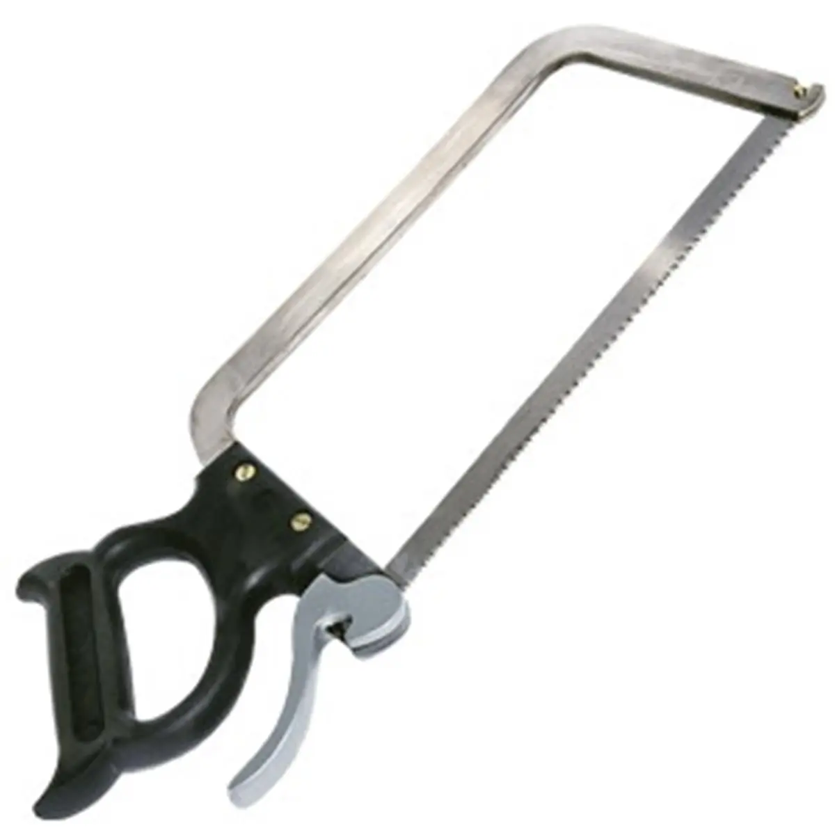 Weston Heavy Duty Butcher Saw - 22in High Quality Steel Frame, Replaceable Blades, Plastic Grip, Trigger Mechanism, Dishwasher-Safe Kitchen Utensil, 9.8 x 1.4 x 28 Dimensions, 1 Ea for Efficient Meat Cutting, Saw Blades