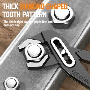 8/10/12 Inch Slot Joint Pliers Set, Comfortable Handle Tongue Groove Pliers, Made Of High Hardness Chrome Vanadium Steel, Suitable For Home Maintenance Water Pump Pliers, Rubber Handle Grip Is More Comfortable gifts father