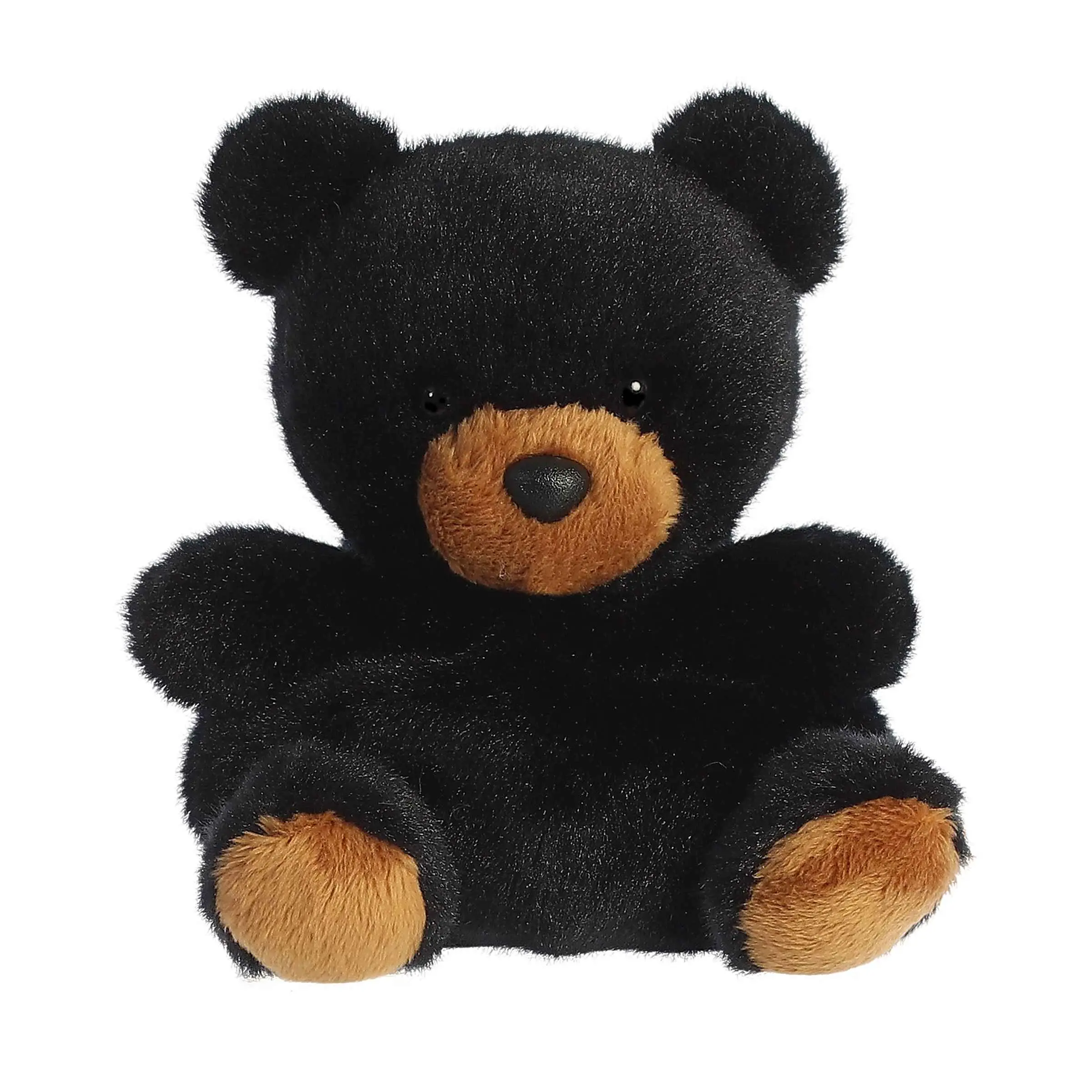 Palm Pals Adorable Sleepy Bear 5 inch Black Mini Soft Plush Collectable Stuffed Animal Palm Pals Adorable Sleepy Bear 5 inch Black Mini Soft Plush Collectable Stuffed Animal