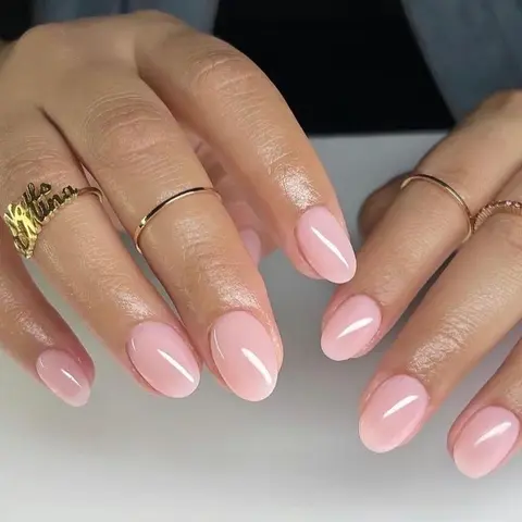 DND 865 Pearly Pink Gel and Lacquer Duo nail care nail art sheer color