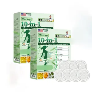 2PCS Moringa 10-In-1 Advanced Nano Microdarts Patch 10-In-1 Firms Skin Natural Ingredients Suitable for All SkinTypes-2PCS