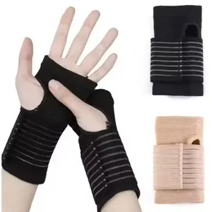 2-Pack Adjustable Wrist Support Braces for Pain Relief  Compression Hand Wraps for Carpal Tunnel, Arthritis & Tendonitis – Breathable Elastic Bands for Left & Right Hands  Comfortable Health Care for Daily Workouts & Sleep