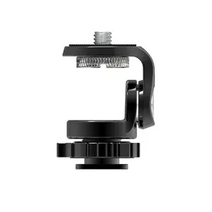 1 Pcs Field Monitor Mount Monitor Holder Swivel and Tilt Adjustable with Cold Shoe Mount for SLR Cameras Photo Studio Accessories