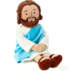 Jesus Plush 10" Soft Stuffed Toy | Christian Religious Easter Basket Stuffer & Baptism Gift | Perfect for Thanksgiving & Home Decor