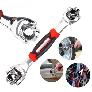 52-in-1 Multifunctional Socket Wrench,Combination Wrench Set with Multifunction 360 Degree Rotating Head,Universal Double-ended Wrench Tool for Home & Car Repair,