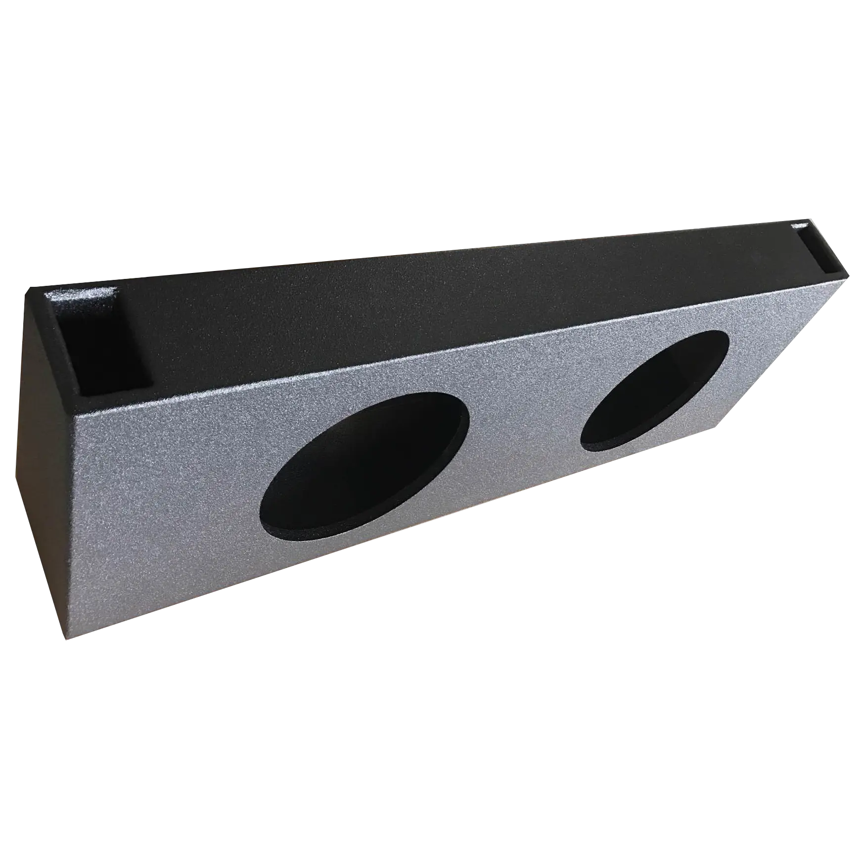 12TKDVS – 12 in Dual Vented Universal Truck Enclosure – Tuff Coat Sprayliner Finish