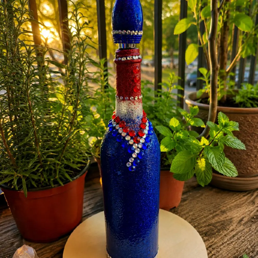 Handmade Victory Agwe Altar Bottle, 1-of-a-Kind Home Organiser, Decorative Storage Jar for Home Supplies