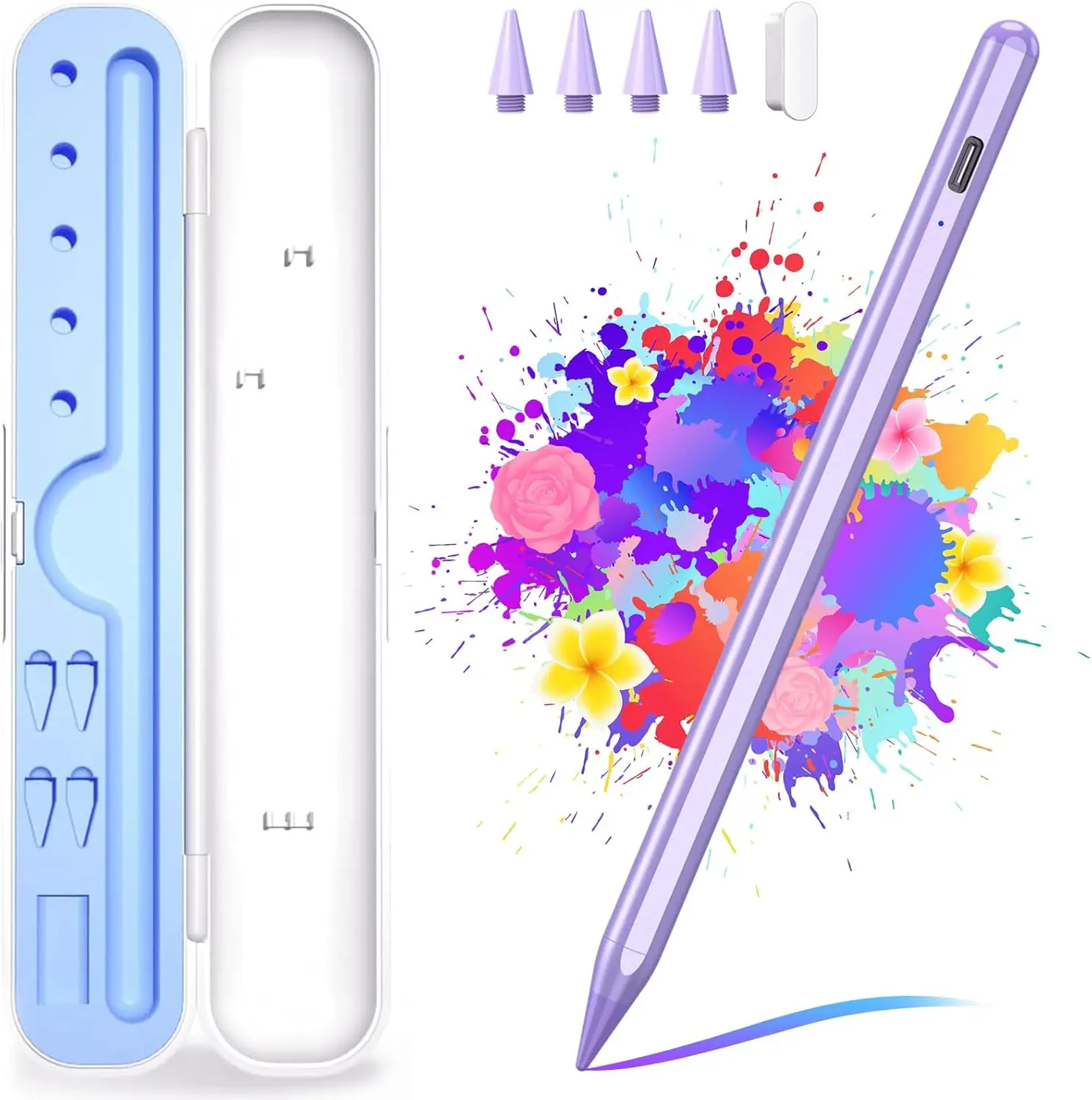 Stylus Pen for iPad 9th & 10th Generation – 10-Min Fast Charge Apple Pencil Alternative, Compatible with iPad Pro 11/12.9 inch