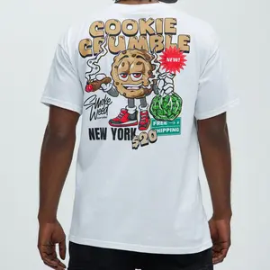 Fashion Nova Cookie Crumble Short Sleeve Tee, 2 Sides Graphic Tees, NovaMen Hoodie-Sweatshirt, Men Gifts, Vintage Y2K Unisex Cotton Soft T-shirt