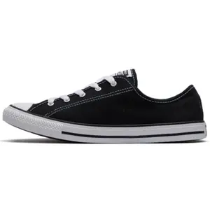 Converse Chuck Taylor All Star Low Top Canvas Sneakers for Women in Black and White