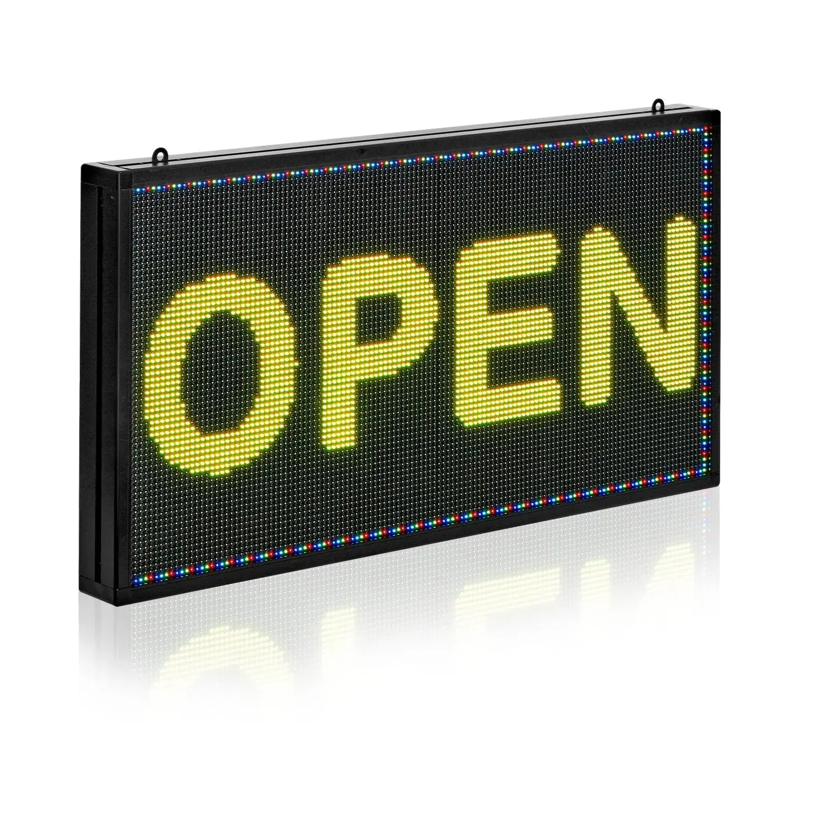 【DealsForYouDays】VEVOR Programmable LED Sign,  P5 Full Color Flexible Digital Scrolling Panel, DIY Custom Text Pattern GIF Display, Bluetooth APP Control Message Board for Store Business Advertising, Indoor 27x14 in