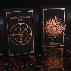 Mystic Oracle Deck, Divine Messages from the Universe, Perfect for Daily Guidance & Soul ReflectionManifest Your Destiny, Vintage Gold Foil Tarot for Beginners, Connect with Your Intuition & Soul’s Path, The Perfect Guide for Your Daily Readings