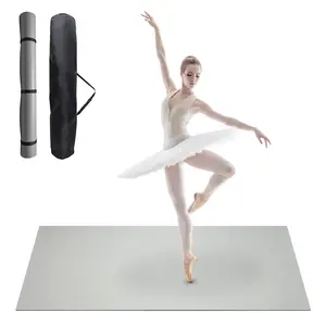 High-quality Non-Slip Dance Floor Mat 6x4 ft – Portable PVC Marley Surface, Ideal for Ballet, Jazz, Fitness, Home or Gym, Easy to Store