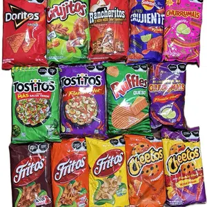 5-Pack Sabritas Barcel Mix big bag Mexican chips snacks Crispy Crunchy Cheese Corn Flavor Spicy pap it
