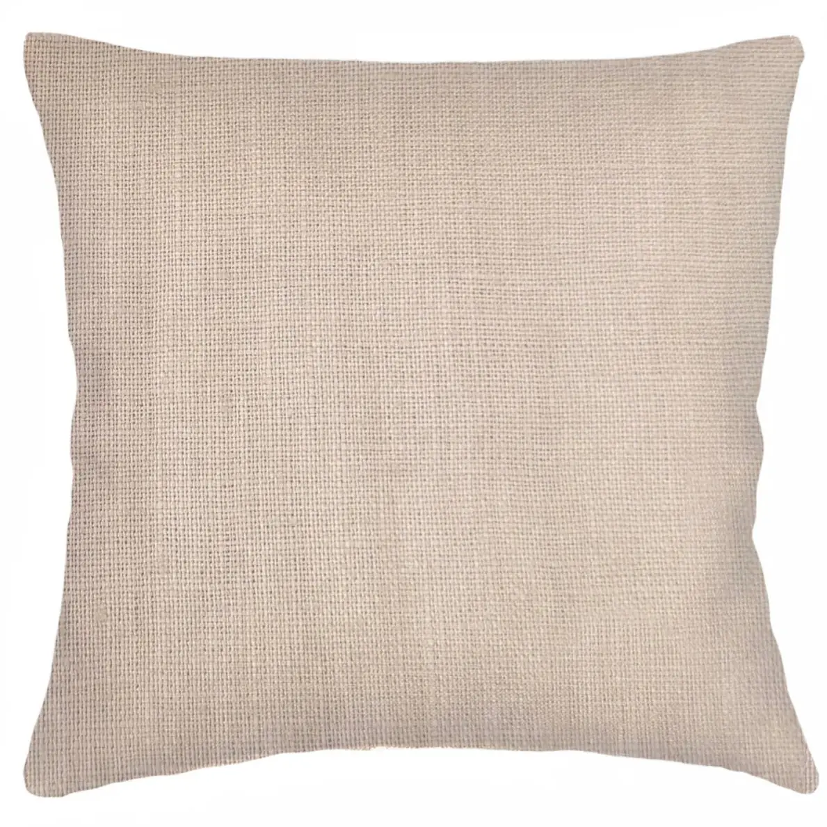 Anaya Home So Soft Linen Warm Beige Pillow 20x20 With Down Insert