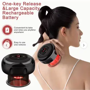 SElectric Cupping Set with Smart Vacuum Machine - 6 Mode Massage Device for, &, Portable for /, Neck, Shoulder & Back Massager, Durable Plastic Cups, Portable Muscle Massagers