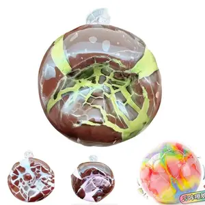 Mint Dark Chocolate Handmade Ball Anti Stress Squeeze Sensory Fidget Mint Black Crispy Ball Stress Relief Simulate Sensory