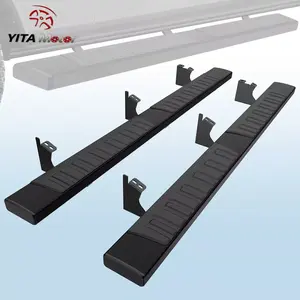 YITAMOTOR 6 Inches Running Boards Compatible with 2005-2023 Toyota Tacoma Access Cab, Aluminum Black Side Steps Nerf Bars Heavy Duty Protector