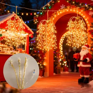 3pcs USB Powered Firework String Lights, 8 Lighting Modes, Indoor Outdoor Hanging Fairy Lights, Soft Copper Wire, Garden Wedding Christmas Decorations