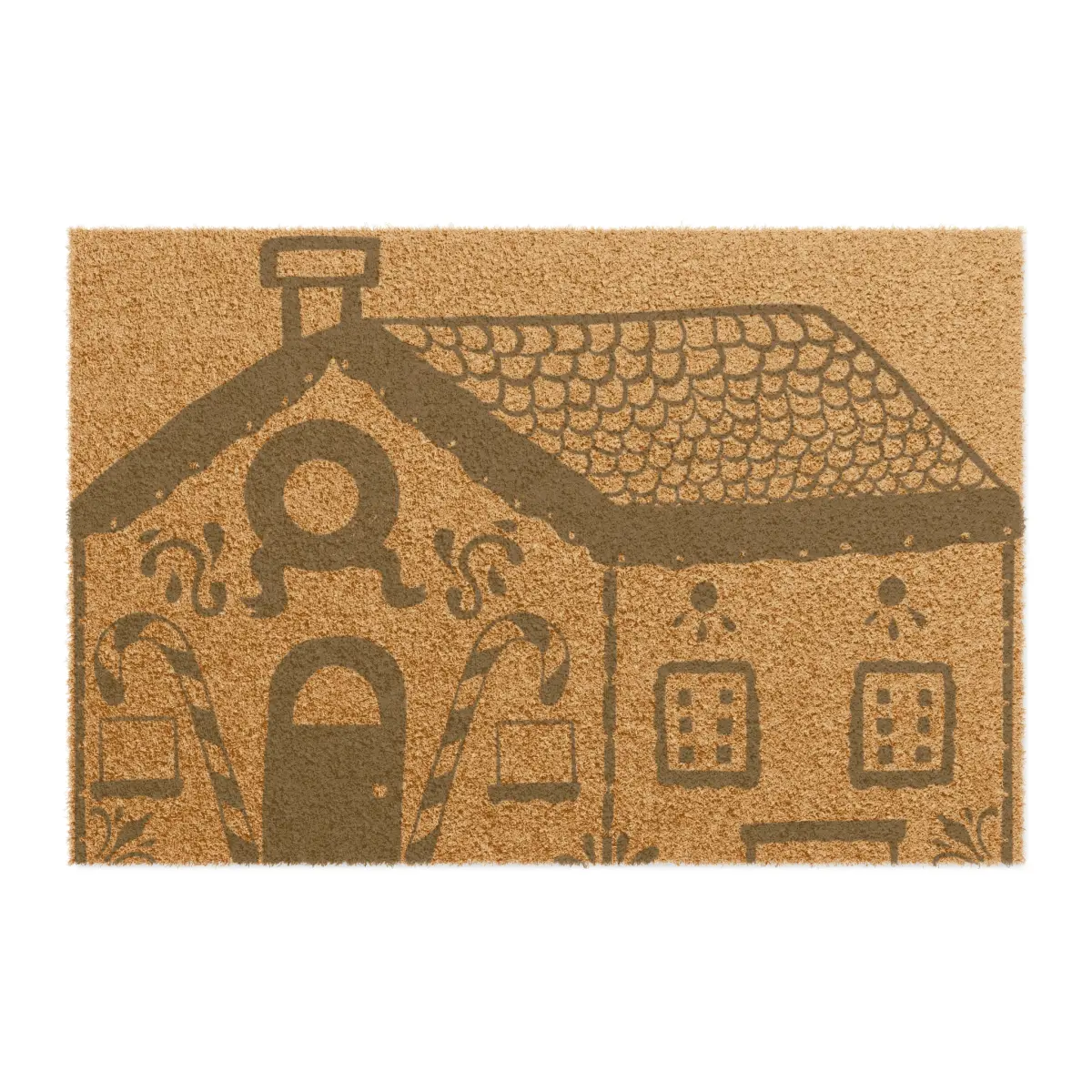 Gingerbread House Doormat
