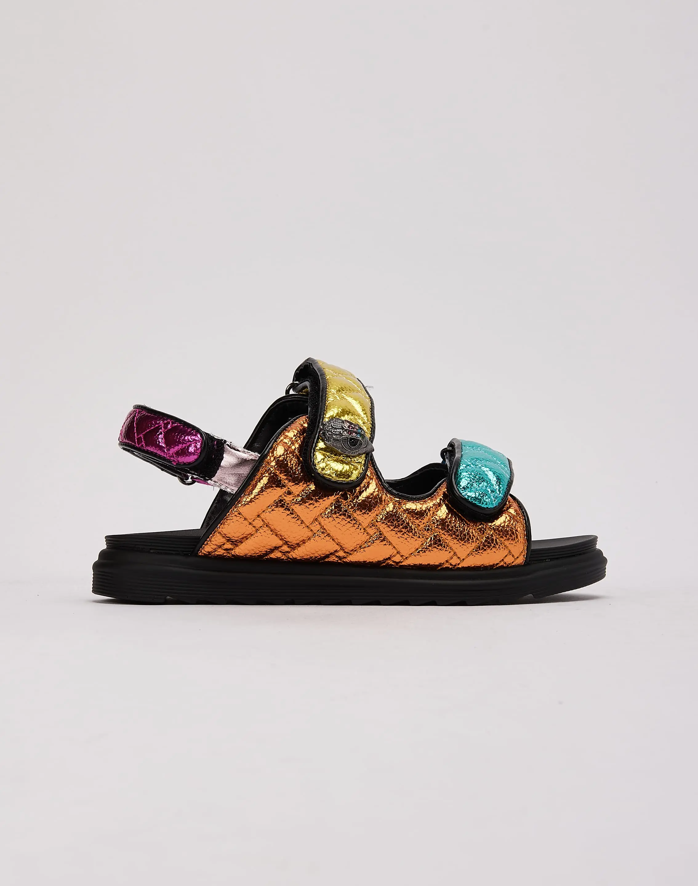 Kids Kurt Geiger Mini Orson Quilted Sandal Grade-School