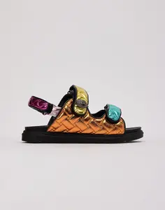 Kids Kurt Geiger Mini Orson Quilted Sandal Grade-School