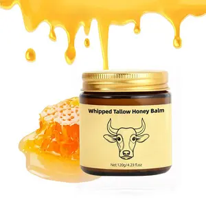 【Claim Your Gift】 Whipped Beef Tallow & Honey Organic Nourishing Face Cream Moisturizer Body Lotion Skin Care Lip Balm Hydrating Moisturizing 100% Natural Ingredients - A Curated Skincare Essential