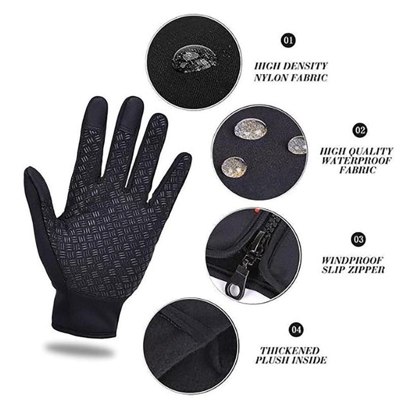 NEW Winter Warm Gloves for Men and Women – Windproof, Waterproof, and Touchscreen-Enabled for Work, Cycling, and Driving