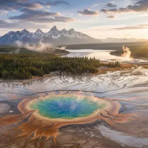 Yellowstone National Park Canvas 8x10 in