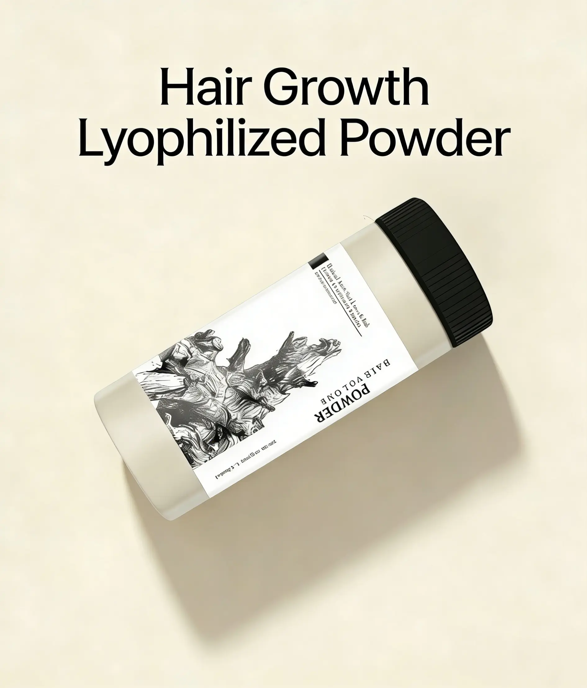 DeLuoLiSi Natural Herbal Hair Growth Lyophilized Powder 30g  2 Bottles Included|  Repair Scalp Care | Revitalizes Dormant Follicles, Adds Volume & Density | Free from Harsh Chemicals | Suitable for Daily Hair & Scalp Repair ,Haircare