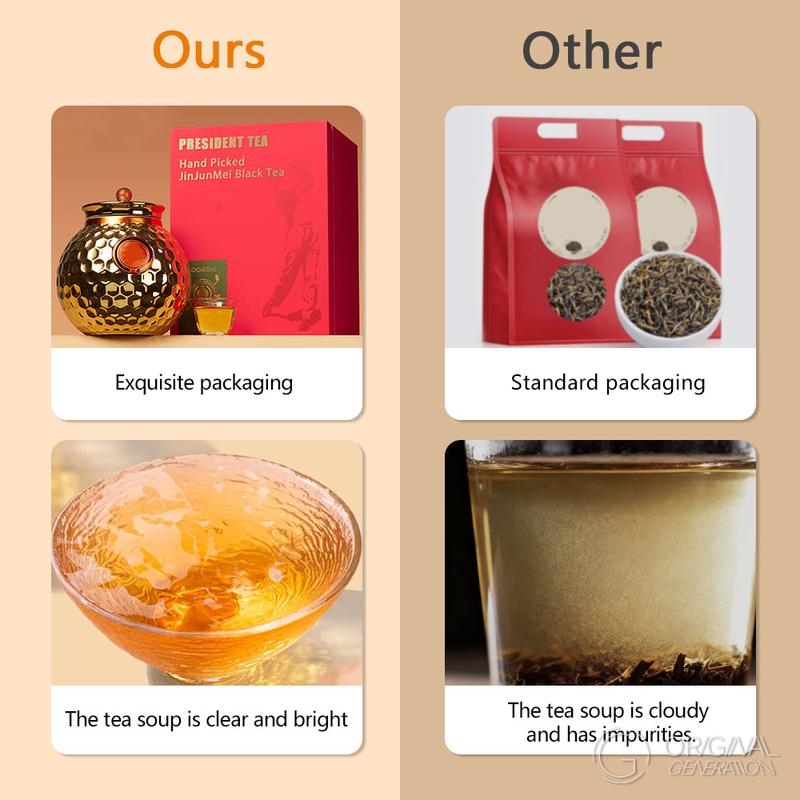 Presidential Tea 350g of Jin Jun Mei (Red Tea) Hand Pick From 60.000pcs Tea Leaves To 500g