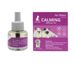 Calming Cat Pheromone Diffuser Kit: Remove Anxiety and Stress for a happier and more relaxed feline companion. Effectively reduce fighting, spraying, and scratching. 48 mL starter kit
