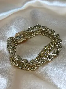 Alicia’s signature GLD chain bracelet